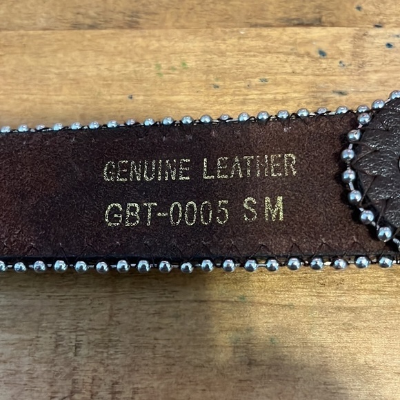 WESTERN Belt leather - Picture 3 of 7